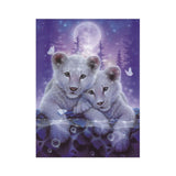 Maxbell 5D Diamond Embroidery Painting Animal Tiger & Flower Cross Stitch Art Kit