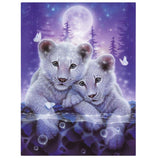 Maxbell 5D Diamond Embroidery Painting Animal Tiger & Flower Cross Stitch Art Kit