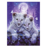 Maxbell 5D Diamond Embroidery Painting Animal Tiger & Flower Cross Stitch Art Kit