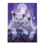 Maxbell 5D Diamond Embroidery Painting Animal Tiger & Flower Cross Stitch Art Kit