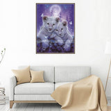 Maxbell 5D Diamond Embroidery Painting Animal Tiger & Flower Cross Stitch Art Kit