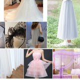 Maxbell 1 Yard Soft Tutu Fabric Mesh Net Tulle Wedding Bridal Dress Decor Beige - Aladdin Shoppers