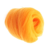 Maxbell 10g Wool Top Roving Felting Wool Spinning Felting Fiber Orange - Aladdin Shoppers