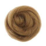 Maxbell 1 Piece 10g Wool Top Roving Felting Wool Spinning Felting Fiber Coffee - Aladdin Shoppers