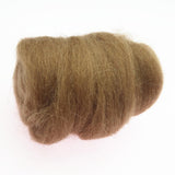 Maxbell 1 Piece 10g Wool Top Roving Felting Wool Spinning Felting Fiber Coffee - Aladdin Shoppers