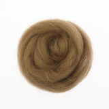 Maxbell 1 Piece 10g Wool Top Roving Felting Wool Spinning Felting Fiber Coffee - Aladdin Shoppers