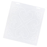 Maxbell 3 x Plasitc Quilting Template Stencils for Embroidery Patchwork Sewing Craft