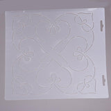 Maxbell 3 x Plasitc Quilting Template Stencils for Embroidery Patchwork Sewing Craft