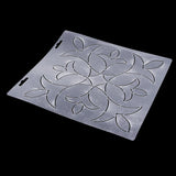 Maxbell 3 x Plasitc Quilting Template Stencils for Embroidery Patchwork Sewing Craft