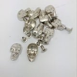 Maxbell 20 Sets Skull Studs Rivets Punk Rock DIY Spikes Shoes Bags Decor