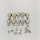 Maxbell 20 Sets Skull Studs Rivets Punk Rock DIY Spikes Shoes Bags Decor