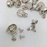 Maxbell 20 Sets Skull Studs Rivets Punk Rock DIY Spikes Shoes Bags Decor