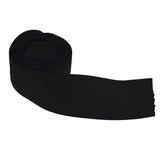 Maxbell 1 Meter 30mm Elastic Spandex Satin Band Hair Ties Accessories Black - Aladdin Shoppers