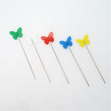 Maxbell Green Wrist Magnetic Pin Holder + 100 Pieces Butterfly Shape Dressmaker Pins