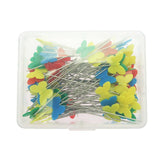 Maxbell Green Wrist Magnetic Pin Holder + 100 Pieces Butterfly Shape Dressmaker Pins