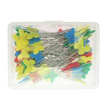 Maxbell Green Wrist Magnetic Pin Holder + 100 Pieces Butterfly Shape Dressmaker Pins