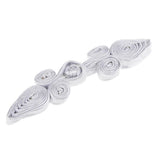 Maxbell 10 Pairs Chinese Frog Closure Buttons Knot Sewing Fasteners Silver - Aladdin Shoppers