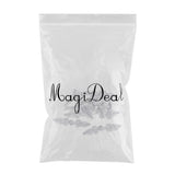 Maxbell 10 Pairs Chinese Frog Closure Buttons Knot Sewing Fasteners Silver - Aladdin Shoppers