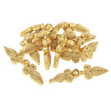 Maxbell 10 Pairs Chinese Frog Closure Buttons Knot Sewing Fasteners Gold - Aladdin Shoppers