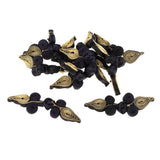 Maxbell 10 Pairs Chinese Frog Closure Buttons Knot Sewing Fasteners Black and Gold - Aladdin Shoppers
