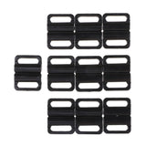 Maxbell Plastic Bikini Bra Clips Hook Swimwear Clicker Bikini Accessories 14mm Black - Aladdin Shoppers