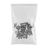 Maxbell Maxbell Plastic Bikini Bra Clips Hook Swimwear Clicker Bikini Accessories 14mm Black