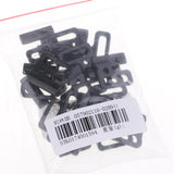 Maxbell Plastic Bikini Bra Clips Hook Swimwear Clicker Bikini Accessories 14mm Black - Aladdin Shoppers