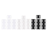 Maxbell Plastic Bikini Bra Clips Hook Swimwear Clicker Bikini Accessories 14mm Black - Aladdin Shoppers