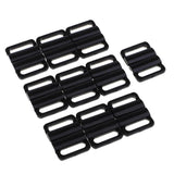 Maxbell Plastic Bikini Bra Clips Hook Swimwear Clicker Bikini Accessories 14mm Black - Aladdin Shoppers