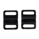 Maxbell Plastic Bikini Bra Clips Hook Swimwear Clicker Bikini Accessories 14mm Black - Aladdin Shoppers