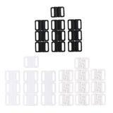 Maxbell 30 Pairs Plastic Bikini Bra Clips Hook Swimwear Clicker Bikini Accessories