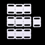 Maxbell Plastic Bikini Bra Clips Hook Swimwear Clicker Bikini Accessories 14mm White - Aladdin Shoppers
