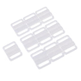 Maxbell Plastic Bikini Bra Clips Hook Swimwear Clicker Bikini Accessories 14mm White - Aladdin Shoppers