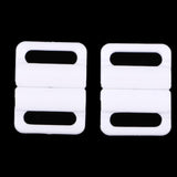 Maxbell Plastic Bikini Bra Clips Hook Swimwear Clicker Bikini Accessories 14mm White - Aladdin Shoppers