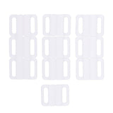 Maxbell Plastic Bikini Bra Clips Hook Swimwear Clicker Bikini Accessories 14mm White - Aladdin Shoppers