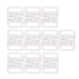 Maxbell Plastic Bikini Bra Clips Hook Swimwear Clicker Bikini Accessories 14mm Clear - Aladdin Shoppers