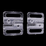 Maxbell Plastic Bikini Bra Clips Hook Swimwear Clicker Bikini Accessories 14mm Clear - Aladdin Shoppers