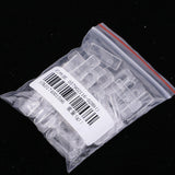 Maxbell Maxbell Plastic Bikini Bra Clips Hook Swimwear Clicker Bikini Accessories 14mm Clear