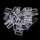 Maxbell Plastic Bikini Bra Clips Hook Swimwear Clicker Bikini Accessories 14mm Clear - Aladdin Shoppers