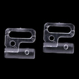 Maxbell Plastic Bikini Bra Clips Hook Swimwear Clicker Bikini Accessories 14mm Clear - Aladdin Shoppers