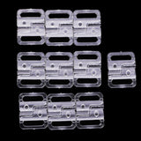 Maxbell Plastic Bikini Bra Clips Hook Swimwear Clicker Bikini Accessories 14mm Clear - Aladdin Shoppers
