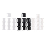 Maxbell 30 Pairs Bra Closure Clasps Clips Back Strap Holder Lingerie Accessories