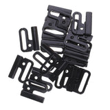 Maxbell 30 Pairs Bra Closure Clasps Clips Back Strap Holder Lingerie Accessories