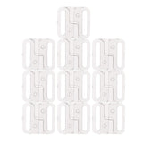 Maxbell 30 Pairs Bra Closure Clasps Clips Back Strap Holder Lingerie Accessories