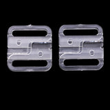 Maxbell 20 Pairs Bra Closure Clasps Clips Back Strap Holder Lingerie Accessories