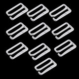 Maxbell 10pcs Alloy Replacement Bra Strap Slide Hook Fig 9 Lingerie Adjuster 19mm - Aladdin Shoppers
