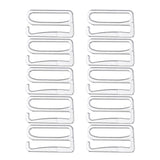 Maxbell 10pcs Alloy Replacement Bra Strap Slide Hook Fig 9 Lingerie Adjuster 19mm - Aladdin Shoppers
