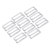Maxbell 10pcs Alloy Replacement Bra Strap Slide Hook Fig 9 Lingerie Adjuster 19mm - Aladdin Shoppers