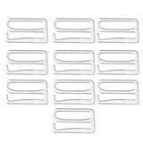 Maxbell 10pcs Alloy Replacement Bra Strap Slide Hook Fig 9 Lingerie Adjuster 19mm - Aladdin Shoppers
