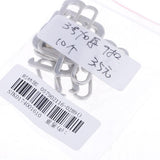 Maxbell 10pcs Alloy Replacement Bra Strap Slide Hook Fig 9 Lingerie Adjuster 20mm - Aladdin Shoppers